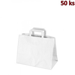Papírová taška bílá 32 x 16 x 27 cm [50 ks]