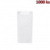 Svačinov&eacute; pap&iacute;rov&eacute; s&aacute;čky b&iacute;l&eacute; 2,5 kg (15+7 x 35 cm) [1000 ks]