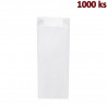 Svačinov&eacute; pap&iacute;rov&eacute; s&aacute;čky b&iacute;l&eacute; 3 kg (15+7 x 42 cm) [1000 ks]