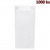 Svačinov&eacute; pap&iacute;rov&eacute; s&aacute;čky b&iacute;l&eacute; 5 kg (20+7 x 45 cm) [1000 ks]