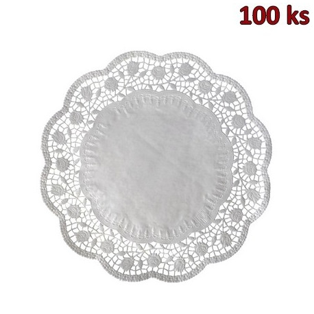 Dekorativní krajky kulaté Ø 38 cm [100 ks]