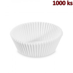 Cukrářské košíčky bílé Ø 60 x 27 mm [1000 ks]