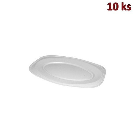 Podnos oválný bílý 35 x 24,7 cm EPS [10 ks]