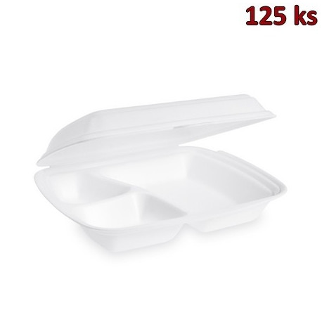 Menu box 3-dílný bílý 241 x 207 x 69 mm [125 ks]