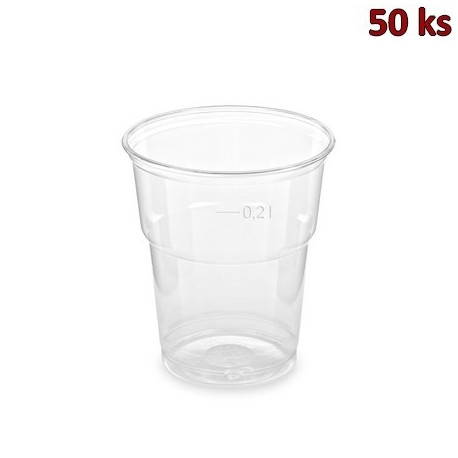 PET kelímek z PET 0,2 l (Ø 78 mm) [50 ks]