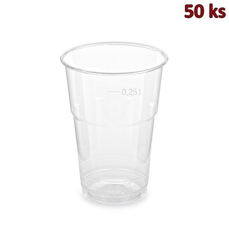 PET kelímek 0,25 l (Ø 78 mm) [50 ks]