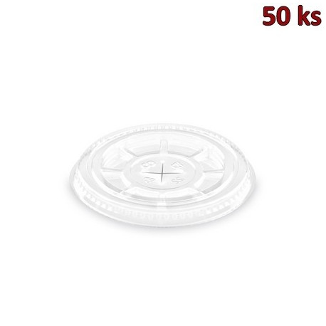 Víčko s křížovým otvorem pro kelímky Ø 78 mm [50 ks]