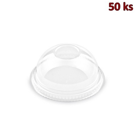 Víčko vypouklé pro kelímky Ø 78 mm [50 ks]