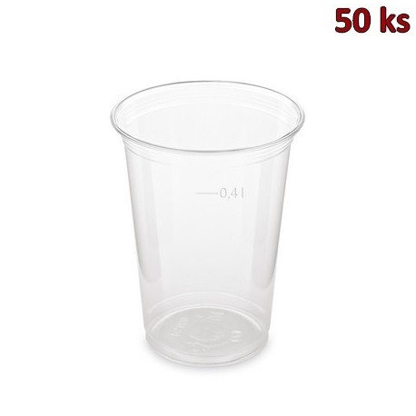 PET kelímek 0,4 l (Ø 95 mm) [50 ks]