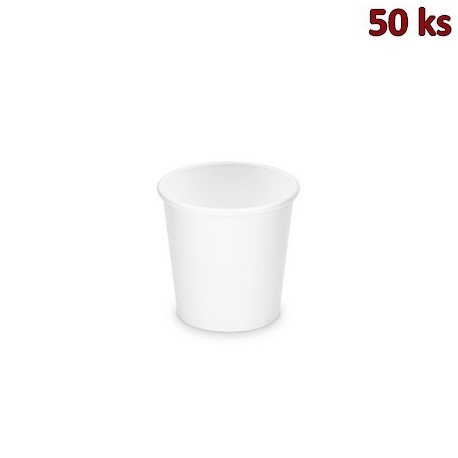 Papírový kelímek bílý 110 ml, XS (Ø 62 mm) [50 ks]