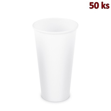 Papírový kelímek bílý 610 ml, XXL (Ø 90 mm) [50 ks]