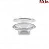 Krabička kulat&aacute; průhledn&aacute; s v&iacute;čkem 150 ml PET [50 ks]