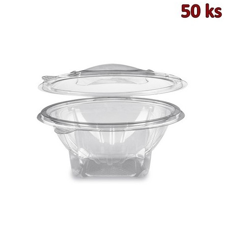 Krabička kulatá průhledná s víčkem 750 ml PET [50 ks]