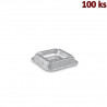 Popeln&iacute;k ALU 12,6 x 12,6 x 2,2 cm [100 ks]