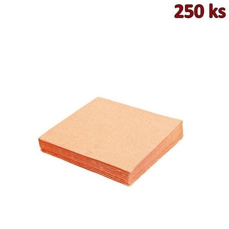 Papírové ubrousky apricot 2-vrstvé, 24 x 24 cm [250 ks]