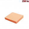Pap&iacute;rov&eacute; ubrousky apricot 2-vrstv&eacute;, 33 x 33 cm [250 ks]