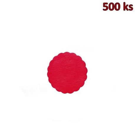 Rozetky PREMIUM Ø 9 cm červené [500 ks]