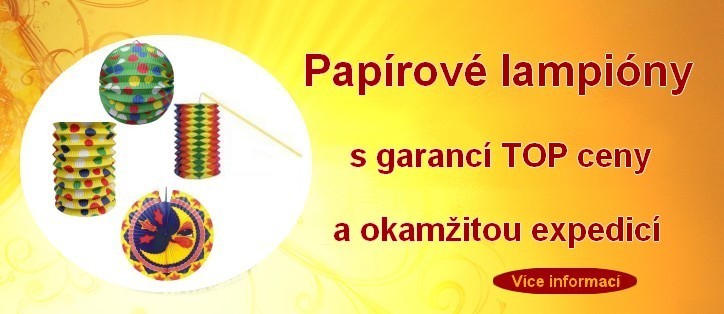 Papírové lampióny s okamžitou expedicí !